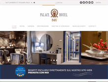 Tablet Screenshot of palacehotelbari.com